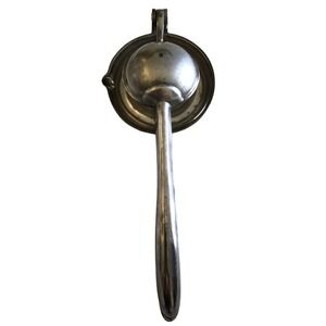 Rare Antique Cauldron Bayard Silver Plate Lemon Squeezer Barware Cocktail Deco
